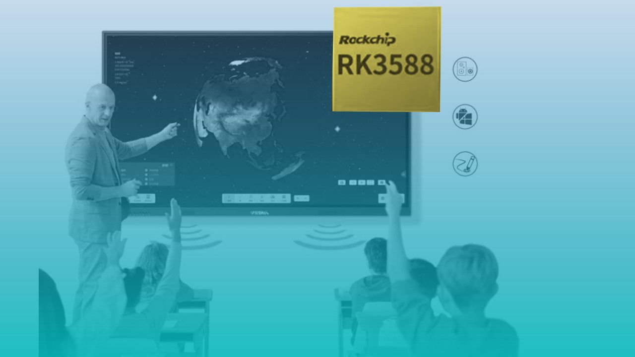 Оснащен интеллектуальным широкоэкранным релизом RK3588, чтобы ускорить цифровую трансформацию образовательной отрасли.