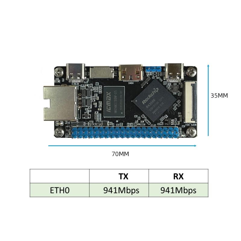 Карманный одноплатный компьютер RK3566 SBC