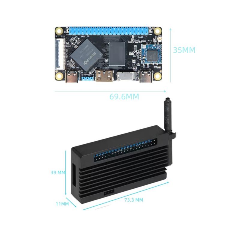 Карманный одноплатный компьютер RK3566 с функцией Wi-Fi